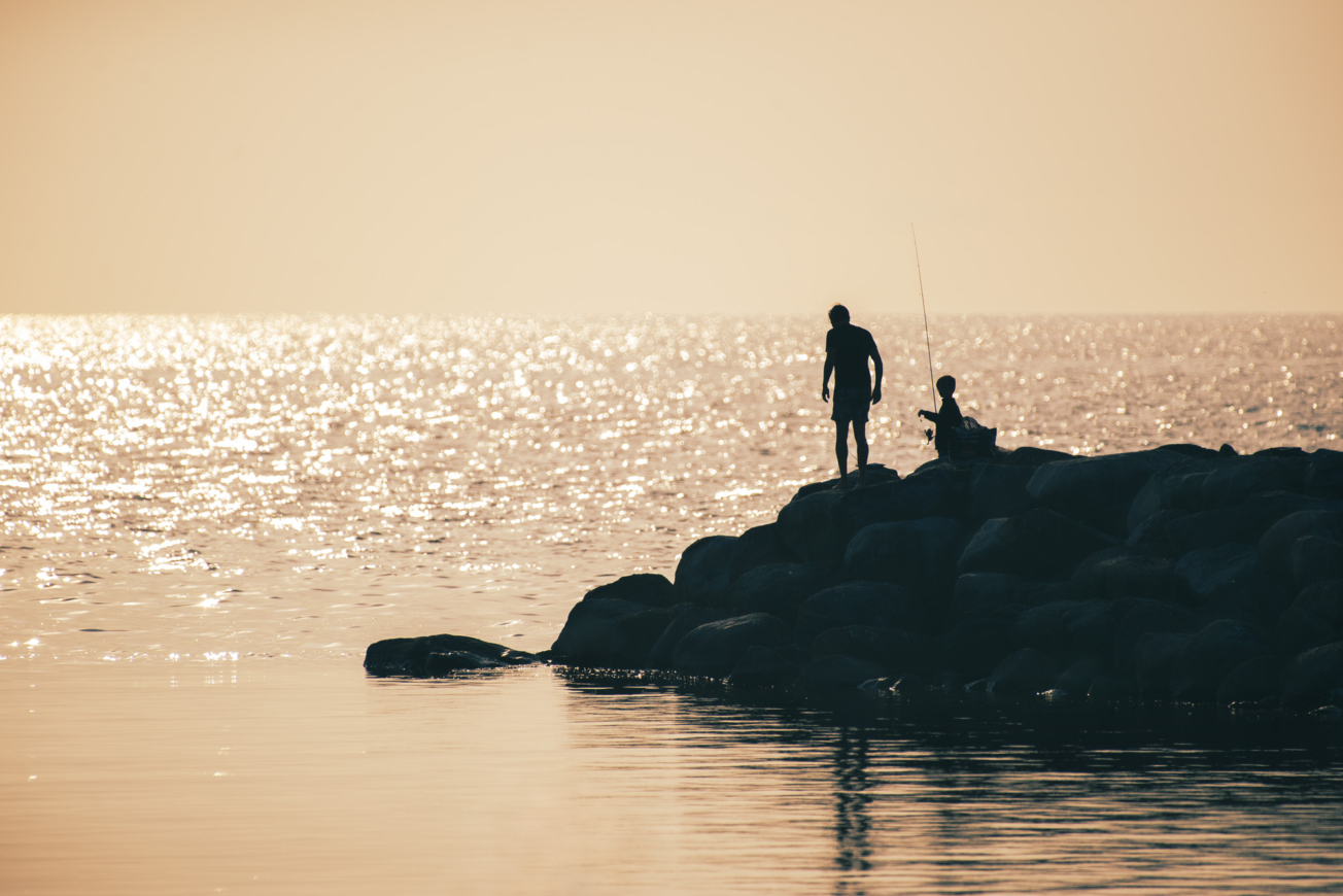 Fiskare i Lickershamn på Gotland