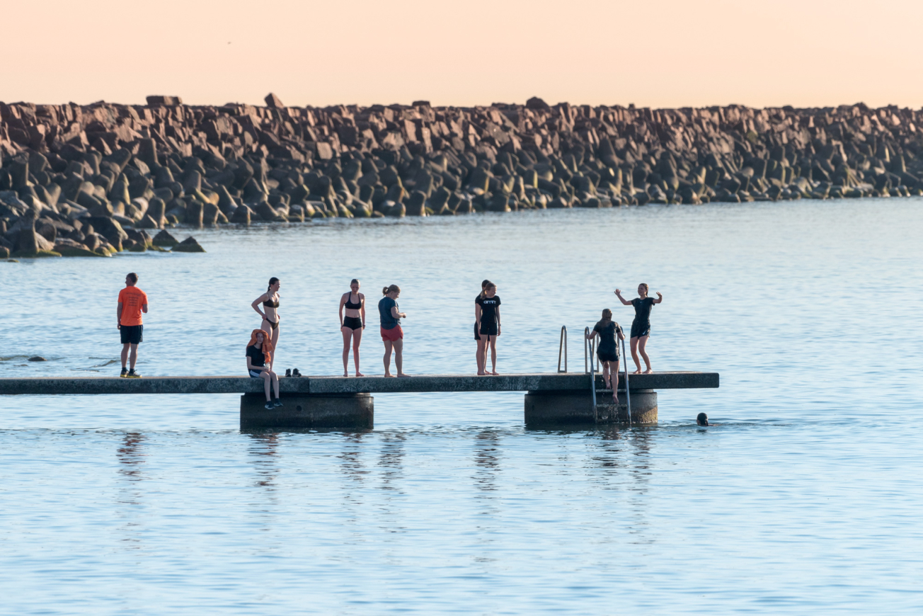 Sommarkväll i Visby